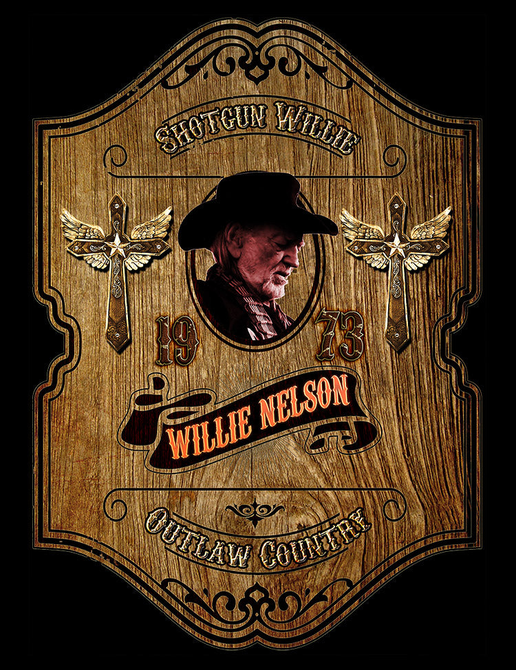 Country Music T-Shirt Shotgun Willie Nelson