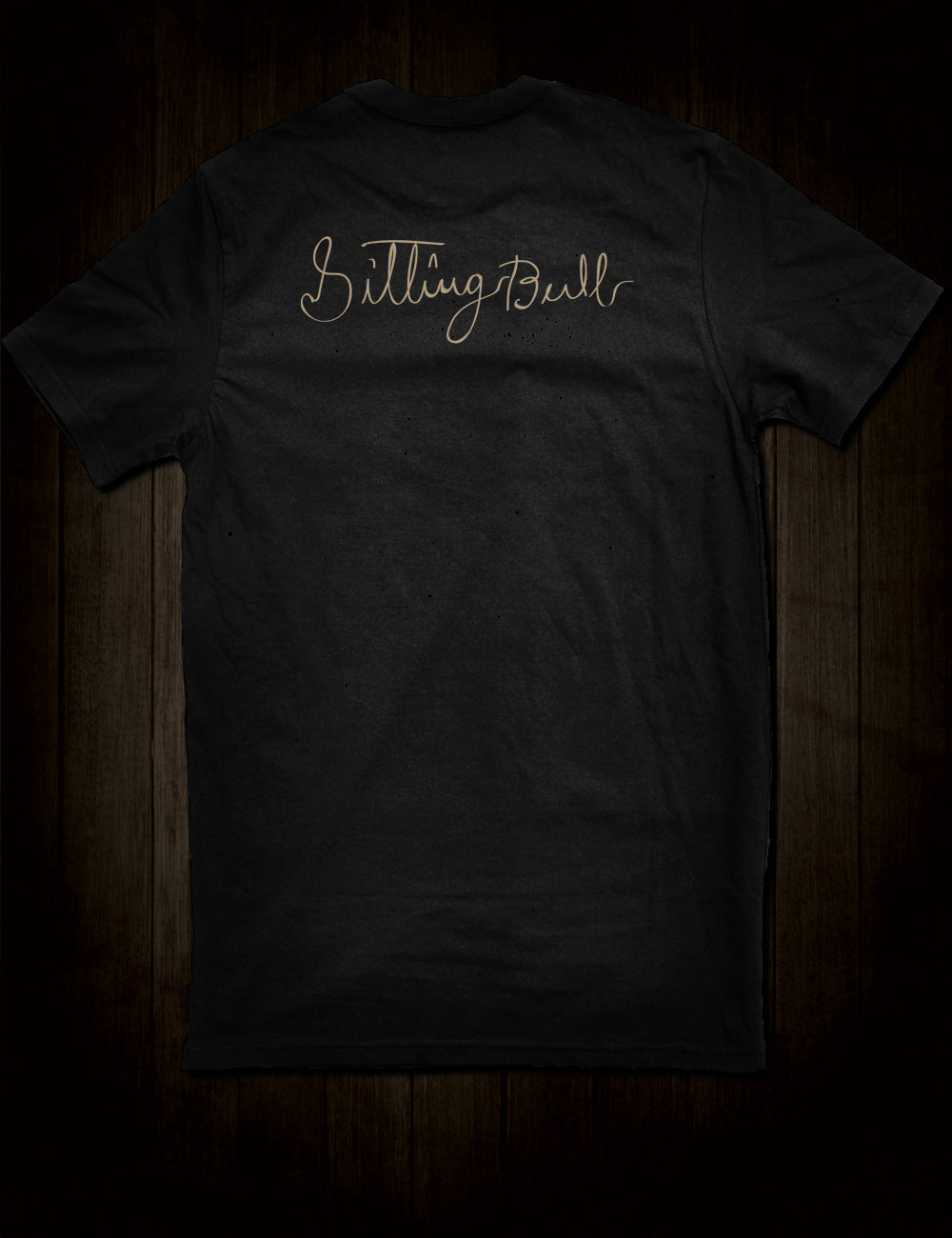 Sitting Bull T-Shirt Signature Backprint