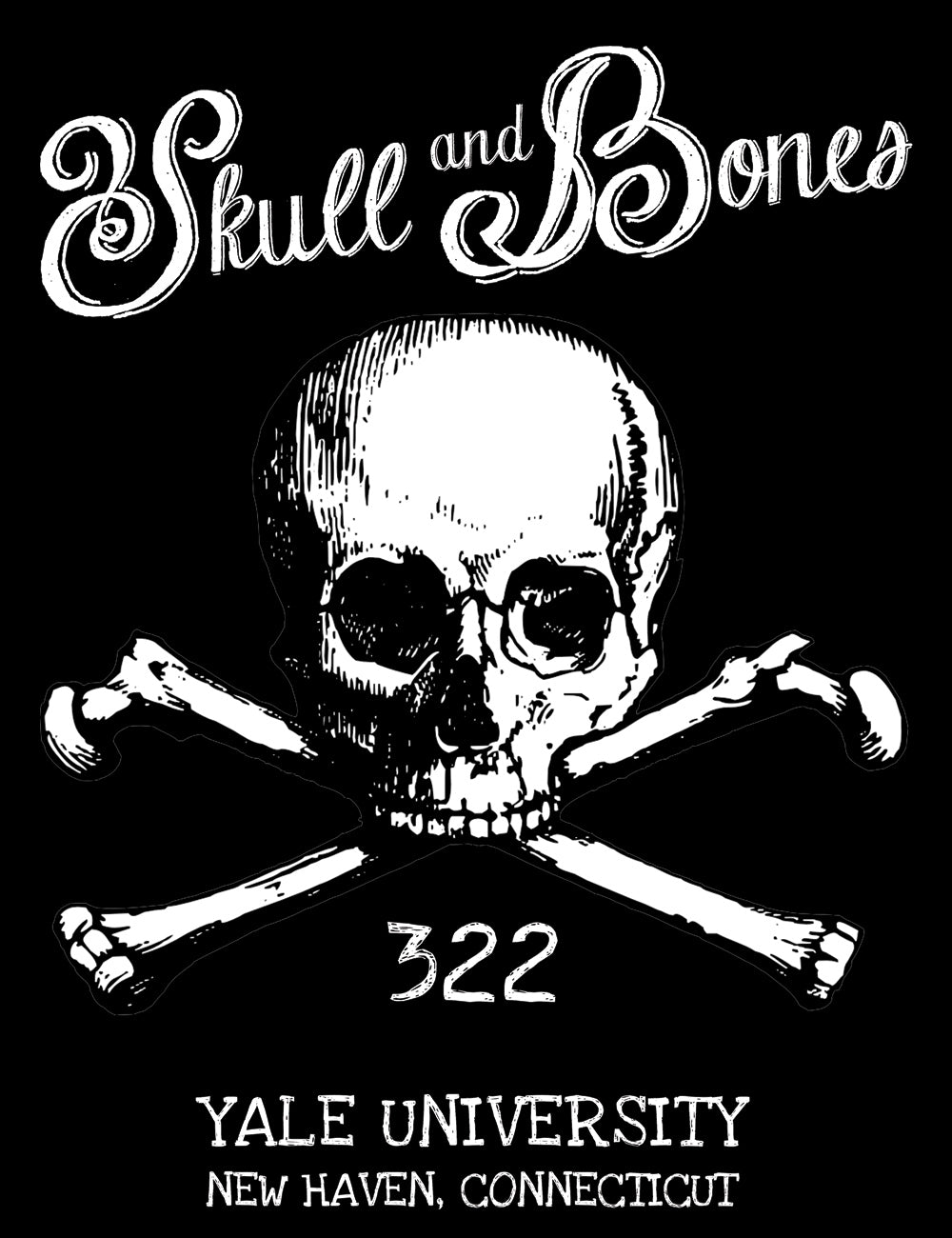 Skull And Bones Yale University Conspiracy Theory T-Shirt