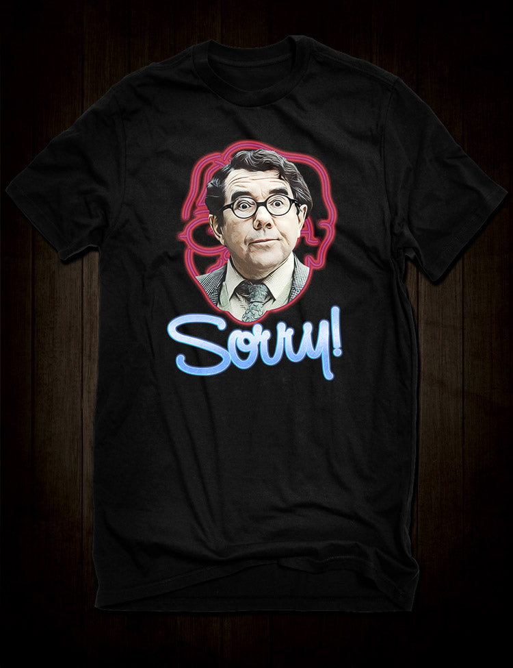 Show your love for the classic British sitcom with this Sorry-inspired t-shirt.