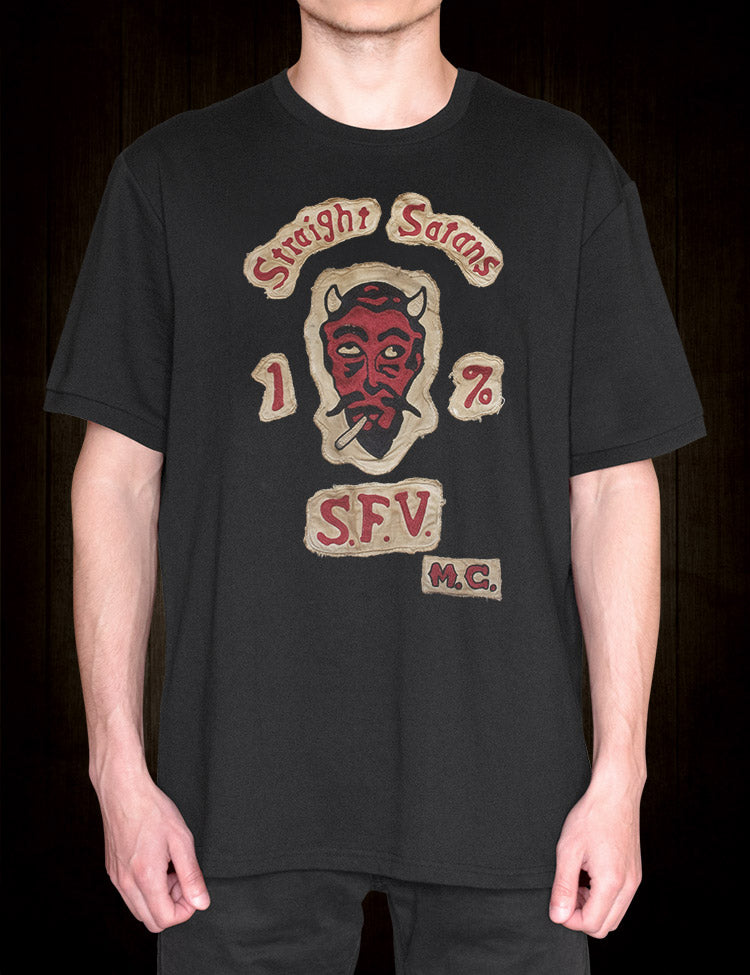 Straight Satans Biker Patch T-Shirt