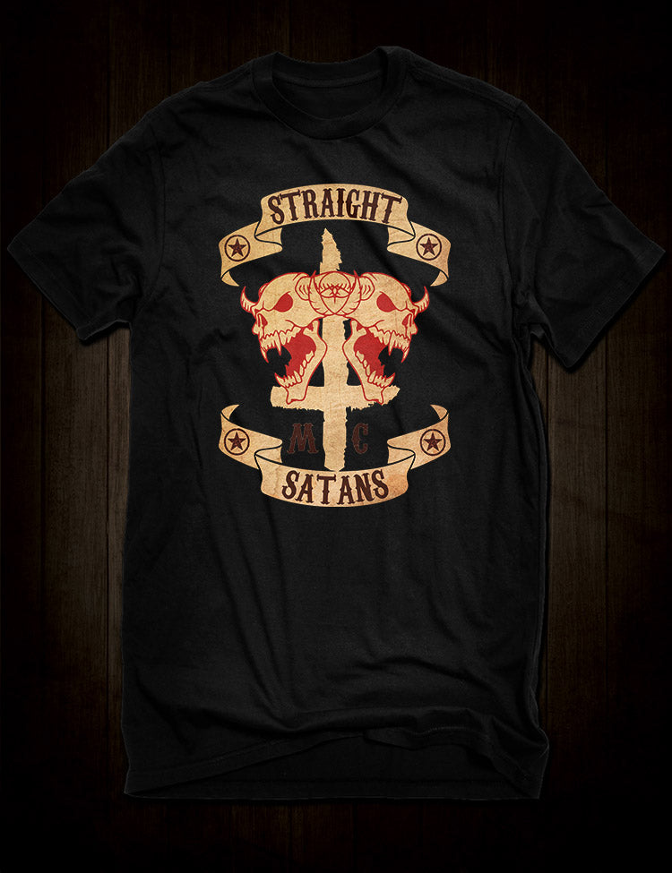 Straight Satans Motorcycle Club T Shirt