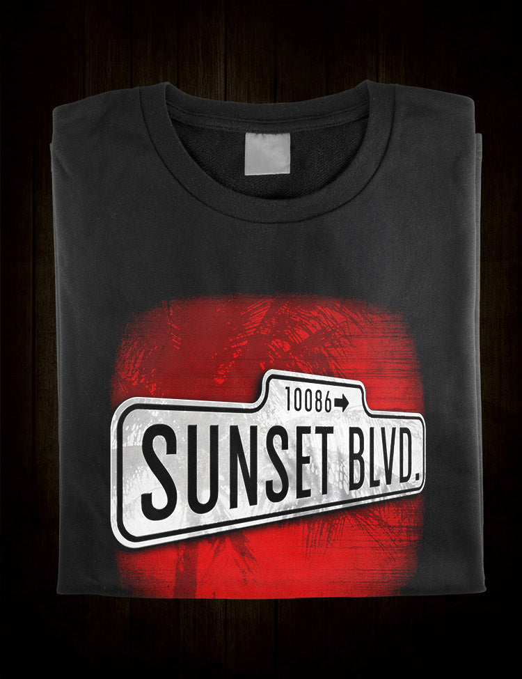 Classic Hollywood Sunset Blvd T-Shirt