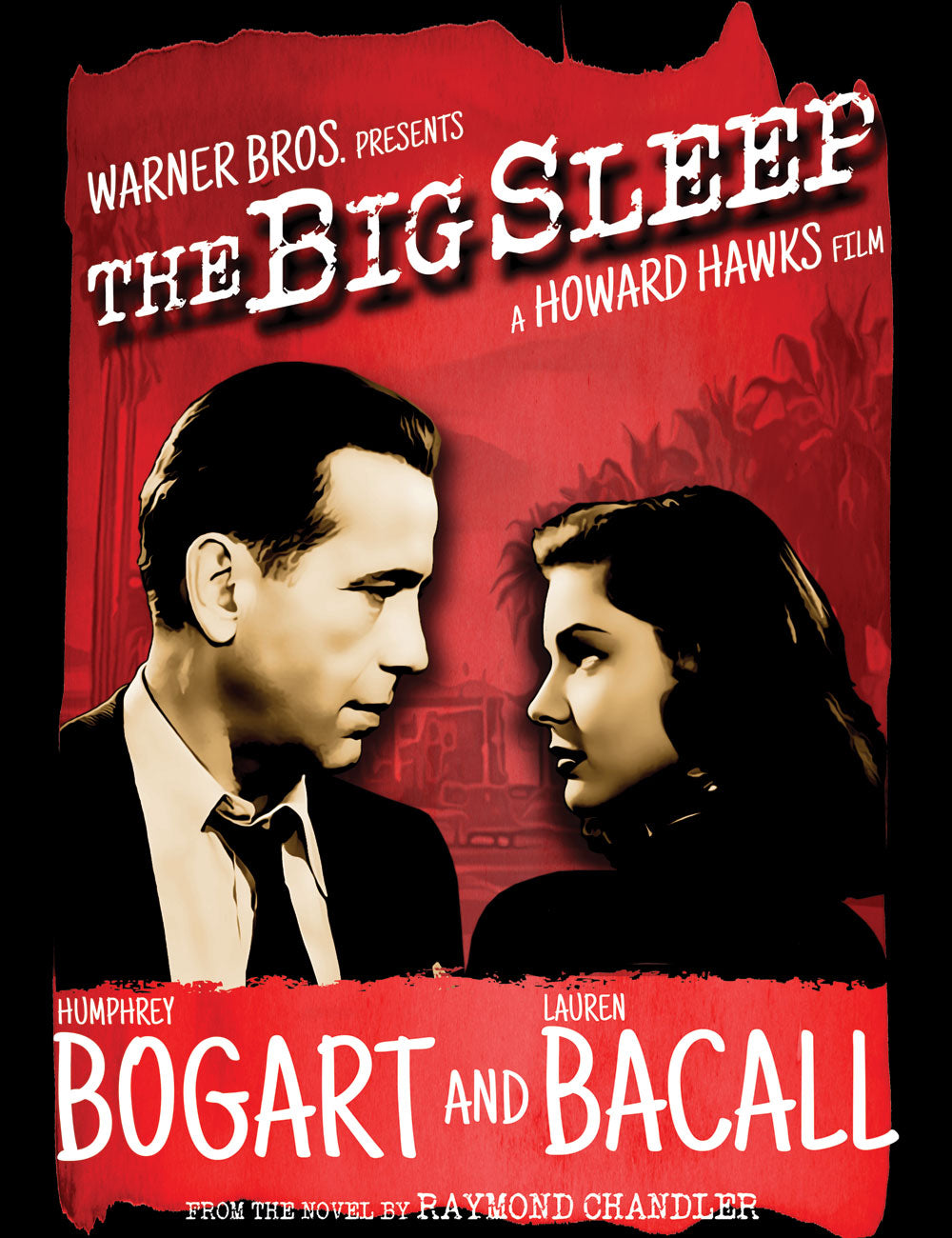 The Big Sleep T-Shirt Bogart And Bacall