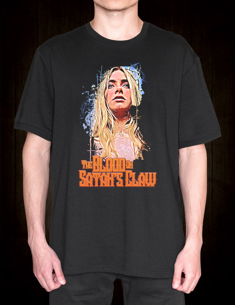 Classic Horror Movie T-Shirt The Blood On Satan's Claw