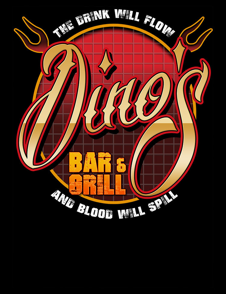 Dino's Bar And Grill T-Shirt Thin Lizzy