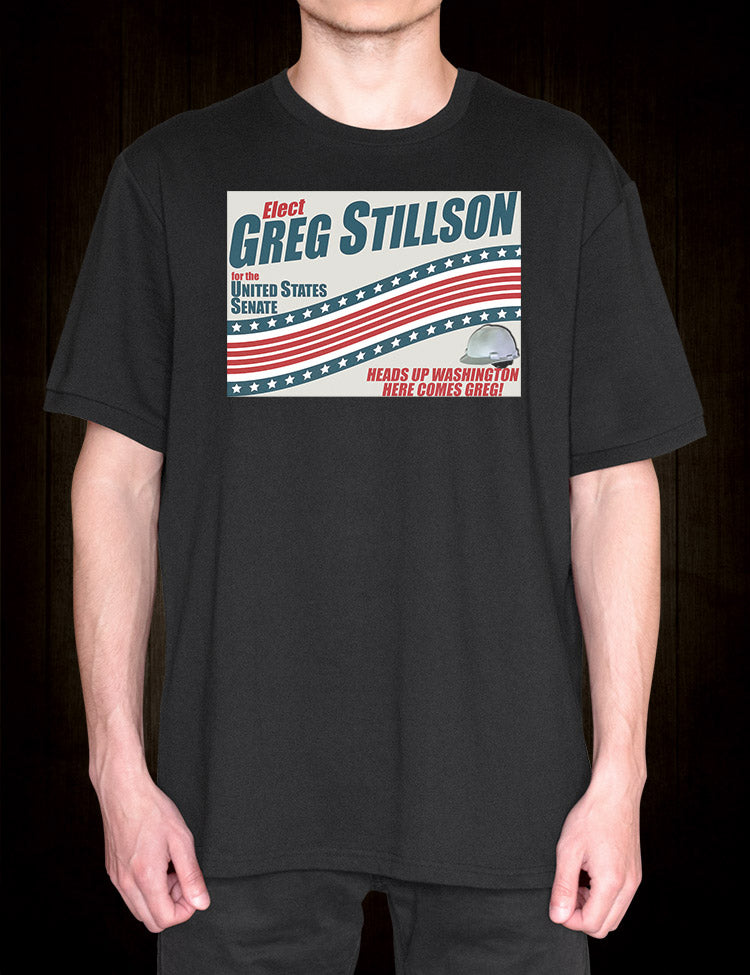 The Dead Zone t-shirt featuring Martin Sheen as the notorious Greg Stillson