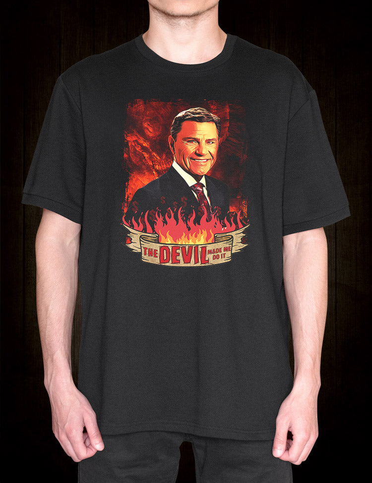 Kenneth Copeland Parody T-Shirt with Bold Design