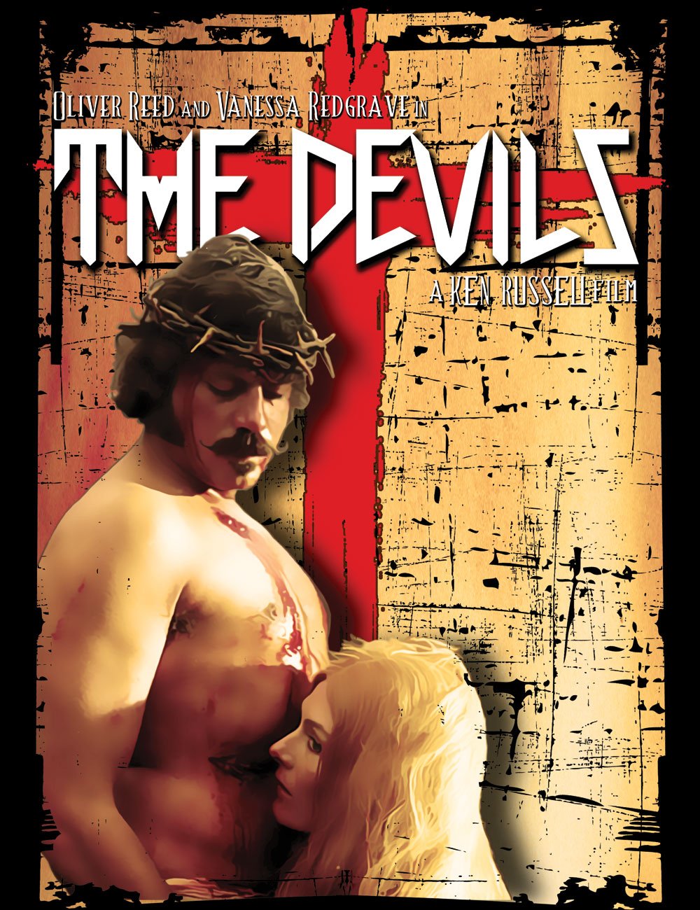The Devils 1971 Film | Occult & Obscure Clothing | Night Channels Cardinal Red / Medium - Men's Tee
