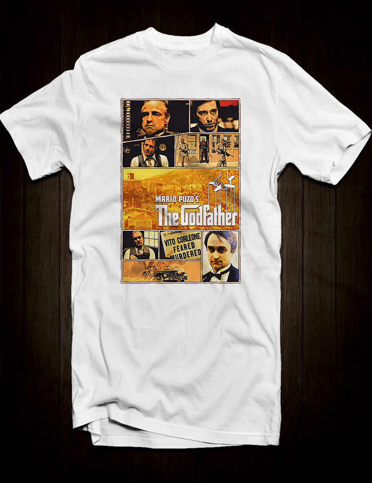 White The Godfather T-Shirt