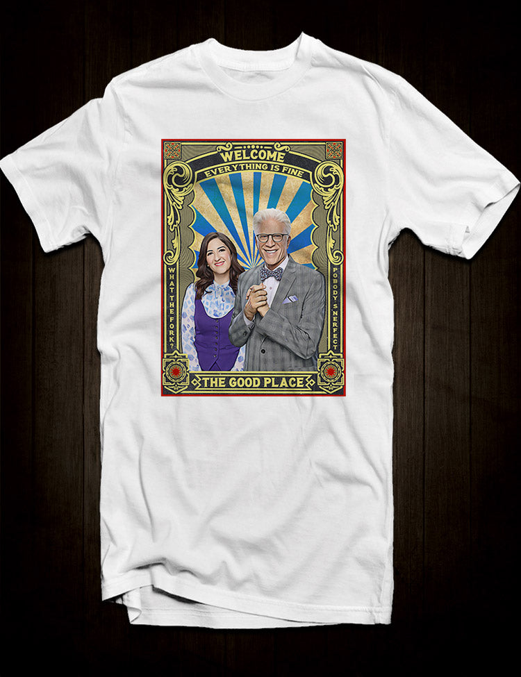 White The Good Place T-Shirt