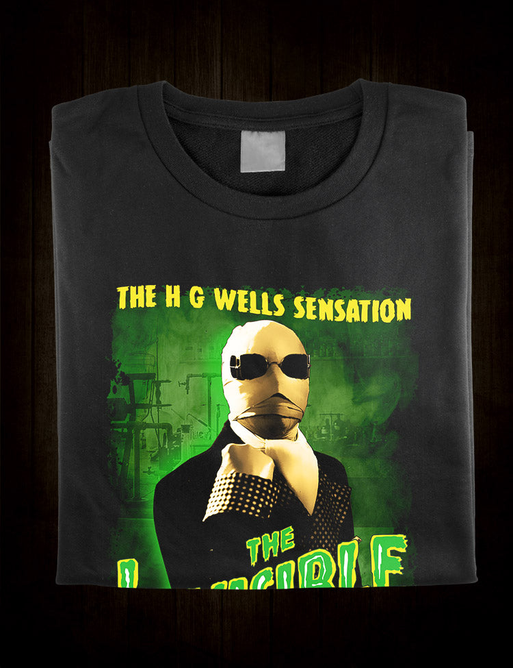 Classic Sci Fi Movie T-Shirt The Invisible Man