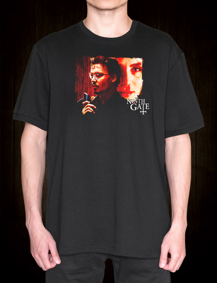 Classic cult horror film The Ninth Gate t-shirt