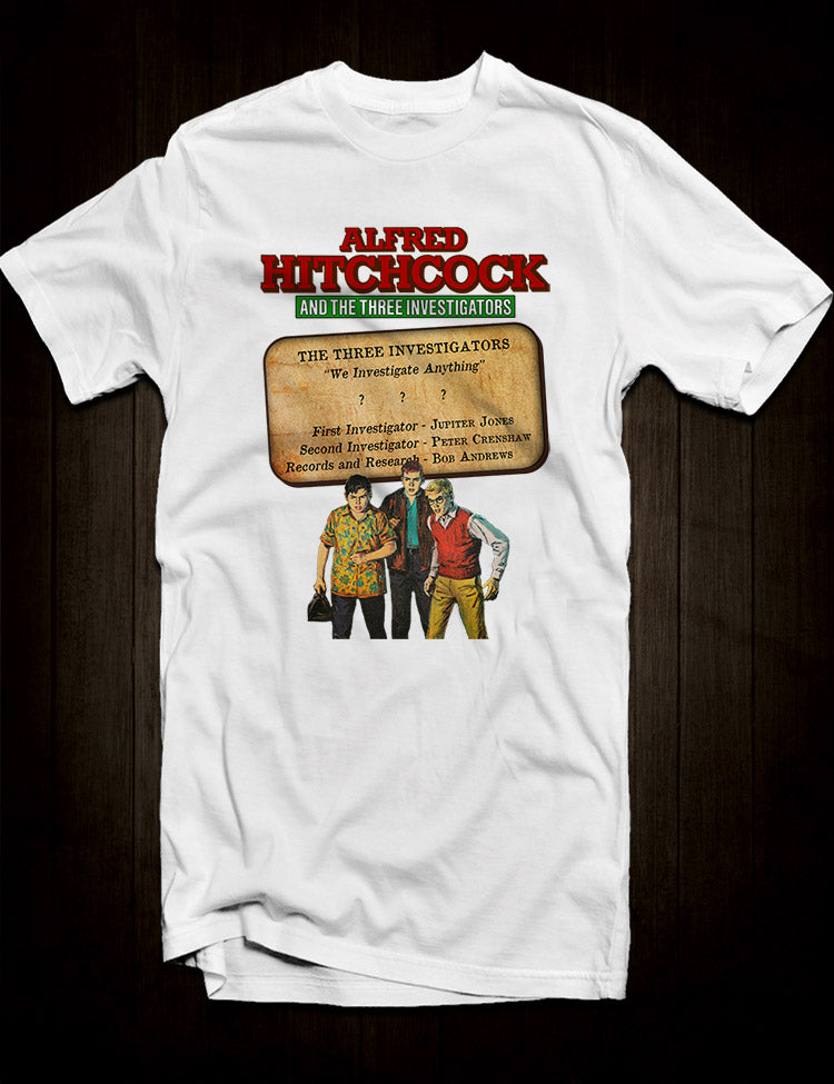 White Three Investigators T-Shirt