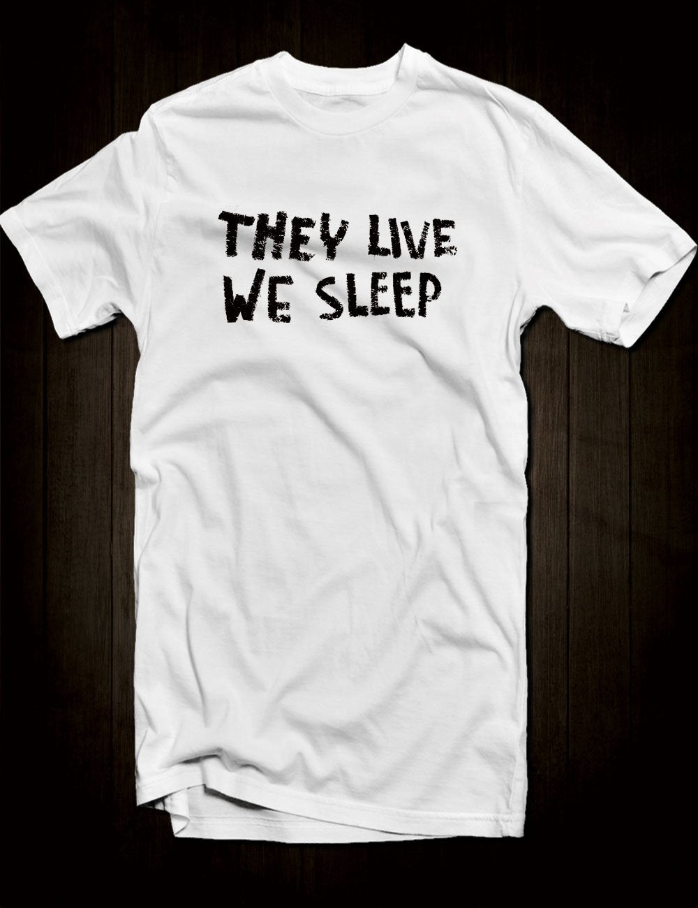 White John Carpenter They Live T-Shirt