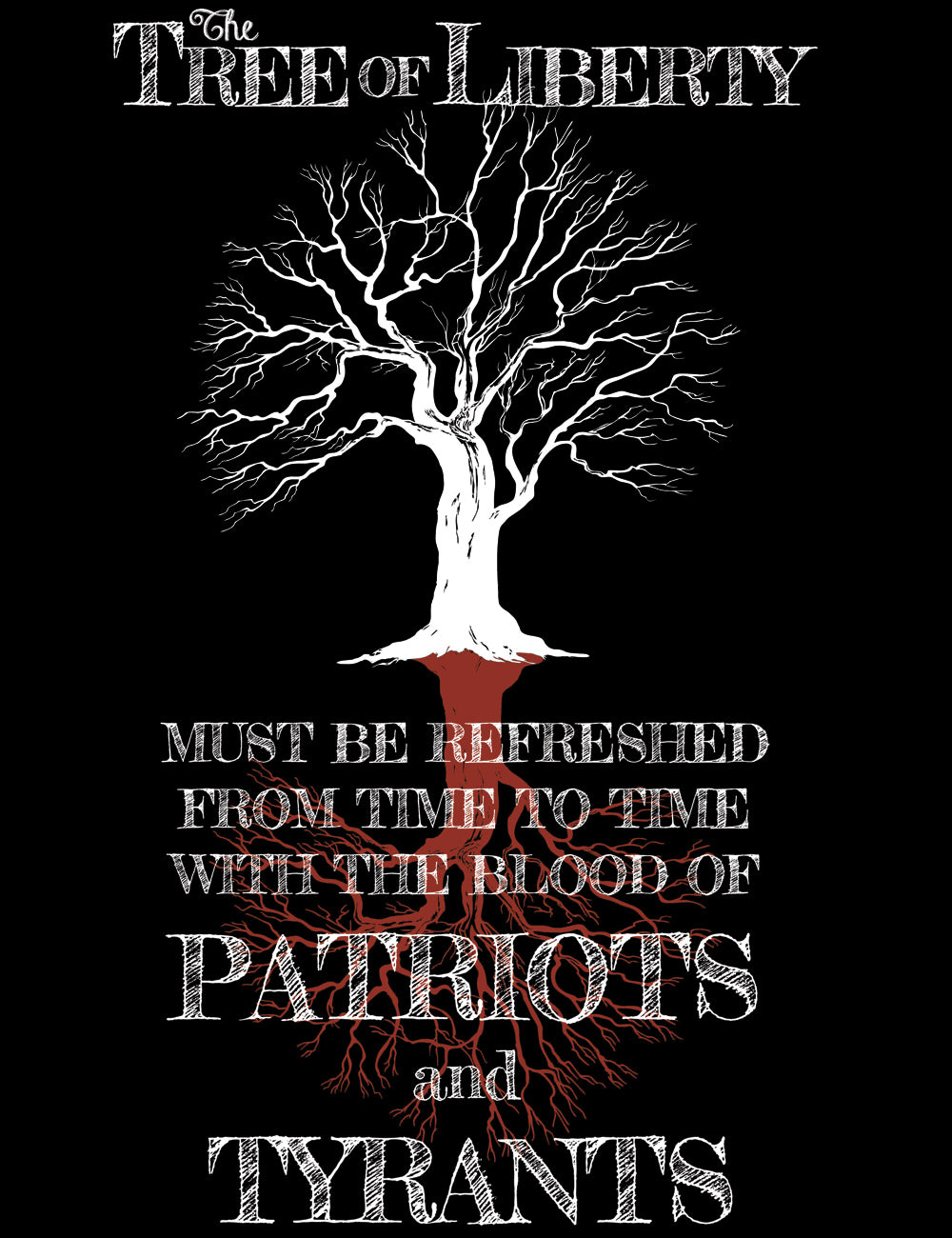 Thomas Jefferson The Tree Of Liberty T-Shirt