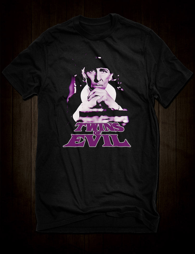 Cult Hammer Horror Movie Twins Of Evil T-Shirt