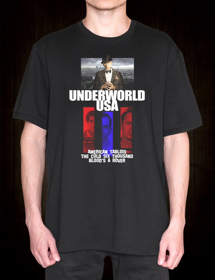 Underworld USA Trilogy T-Shirt inspired by James Ellroy