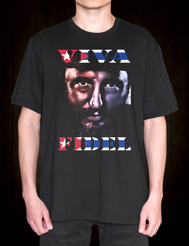 20th-century political history Fidel Castro shirt