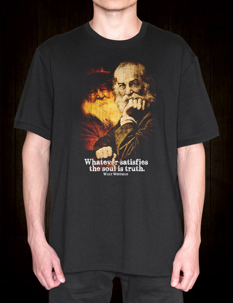 Walt Whitman Quote T-Shirt