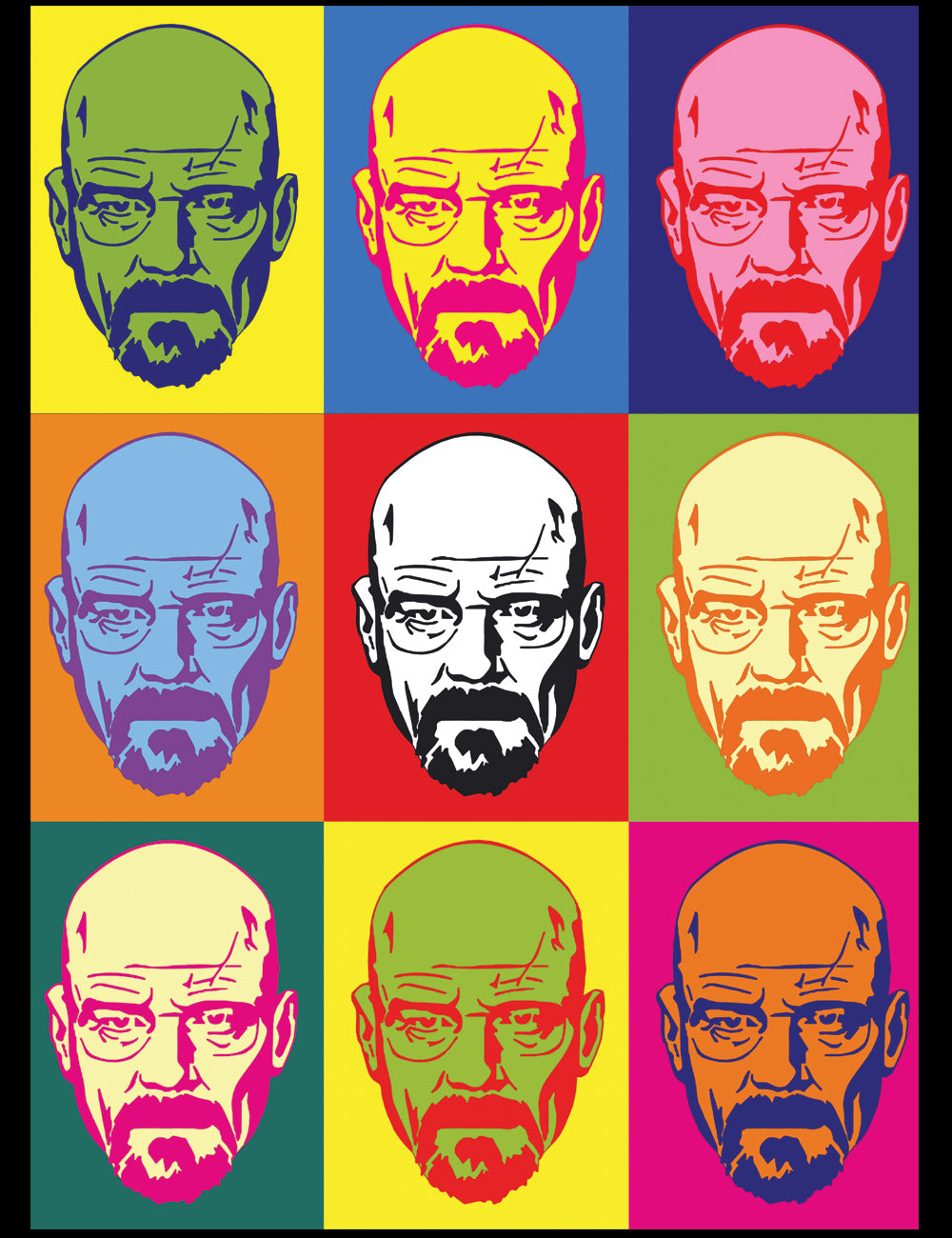 Warhol Inspired Breaking Bad T-Shirt Walter White