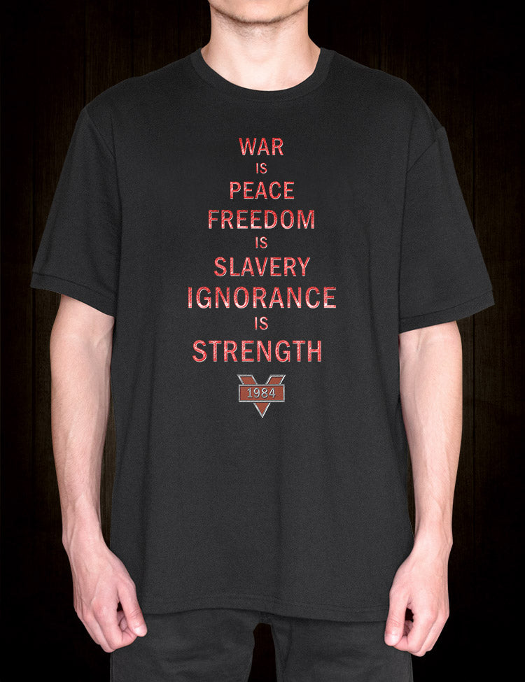 Freedom Is Slavery T-Shirt Orwell 1984
