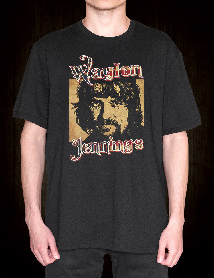 Country Music T-Shirt Waylon Jennings