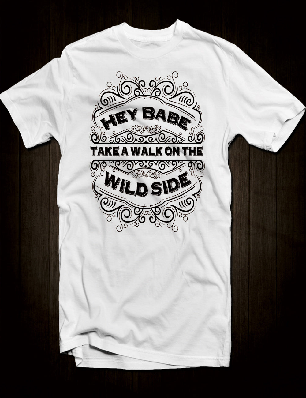 White Lou Reed Walk On The Wild Side T-Shirt
