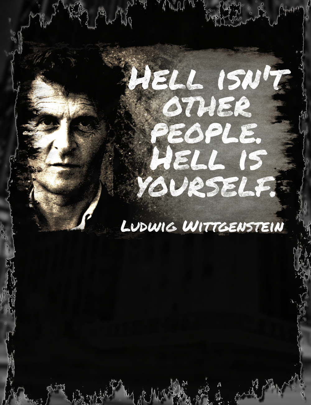 Ludwig Wittgenstein Tee Design